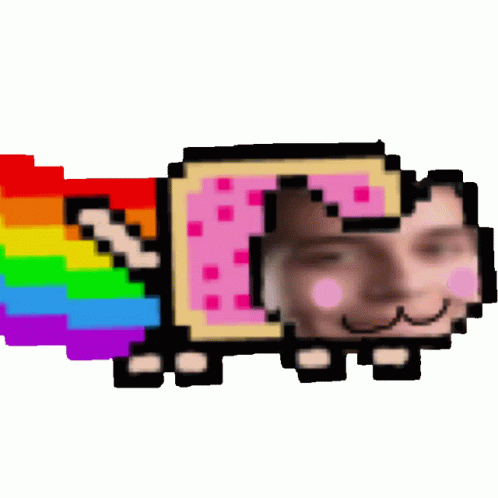 Nyan Cat Nyan Sticker - Nyan Cat Nyan Uwu - Discover & Share GIFs