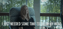 I Just Needed Some Time To Clear My Head Laura Linney GIF - I Just Needed Some Time To Clear My Head Laura Linney Wendy Byrde GIFs