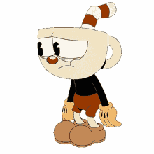 annoyed cuphead the cuphead show fed up displeased