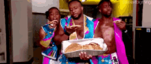 The New Day Walking Backstage GIF - The New Day Walking Backstage Big E GIFs