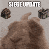 a screenshot of a video game with the words " siege update "