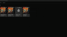 a screenshot of a computer screen showing a list of minecraft projects