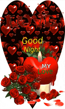 Good Night Love GIF - Good Night Love Heart GIFs