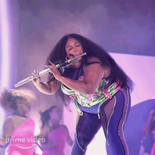 Playing Jazz Flute Lizzo GIF - Playing Jazz Flute Lizzo Lizzos Watch Out For The Big Grrrls GIFs