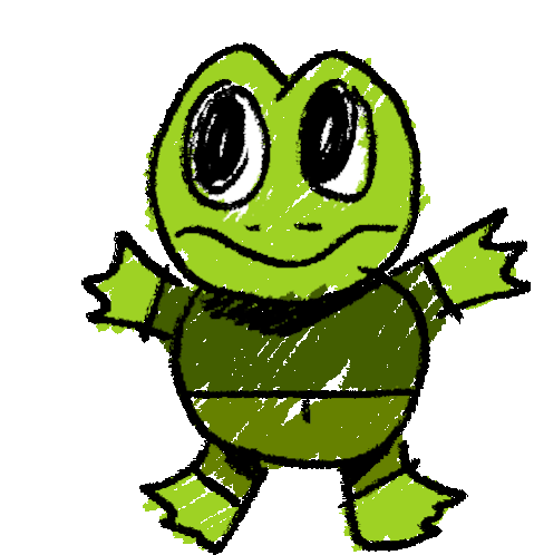 Jared D Weiss Frog Dog Log Sticker - Jared D Weiss Frog Dog Log Cartoon Stickers