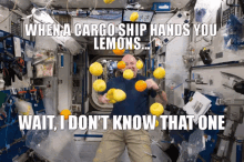 nasa nasa gifs cargo lemons astronaut