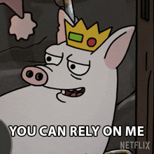You Can Rely On Me Merkimer GIF - You Can Rely On Me Merkimer Disenchantment GIFs