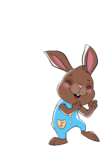 Canticos Bunny Hug Sticker - Canticos Bunny Hug Rabbit Stickers