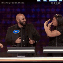 High Five Family Feud Canada GIF - High Five Family Feud Canada Up Top GIFs