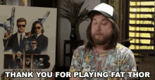 Thank You For Playing Fat Thor Thanks GIF - Thank You For Playing Fat Thor Thanks Fat Thor GIFs
