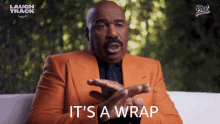 Its A Wrap Steve Harvey GIF - Its A Wrap Steve Harvey Phat Tuesdays GIFs