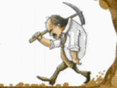 Digging For Diamonds Never Give Up GIF