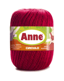 semprecirculo circulo anne yarn red color