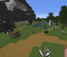 a group of people are playing a video game called minecraft and one of the players is named ' kevin '