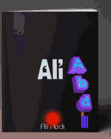 a black book with the word ali on the front