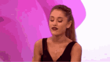 Ariana Grande Shrug GIF - Ariana Grande Shrug Idk GIFs