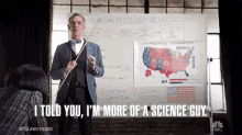 I Told You Im More Of A Science Guy Teacher GIF
