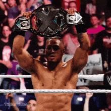 Carmelo Hayes Nxt Champion GIF - Carmelo Hayes Nxt Champion Nxt Battleground GIFs