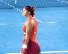 Aryna Sabalenka Tennis GIF - Aryna Sabalenka Tennis Upset GIFs