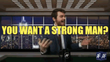 Strong Man You Want A Strong Man GIF - Strong Man You Want A Strong Man Nick Fuentes GIFs