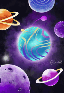 Universe Planet GIF - Universe Planet Planets GIFs