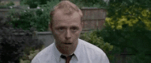 Bleh Shaun Of The Dead GIF - Bleh Shaun Of The Dead Bone Out GIFs
