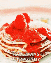 Pancakes Raspberries GIF