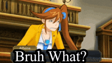 Bruh What Ace Attorney GIF - Bruh What Ace Attorney Ace Attorney Athena GIFs