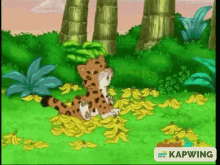 Diego Baby Jaguar Slipping On Banana Peels GIF - Diego Baby Jaguar Slipping On Banana Peels GIFs