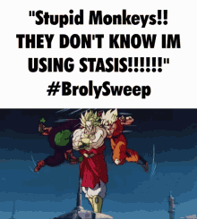 Broly Broly Sweep GIF - Broly Broly Sweep Goku GIFs