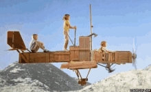 Wooden Plane GIF - Airplane Fly Travel GIFs