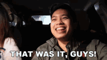 That Was It Guys Kimpoy Feliciano GIF - That Was It Guys Kimpoy Feliciano Tapos Na GIFs