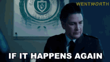 if it happens again i will have to take more serious action joan ferguson unacceptable warning wentworth