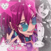 a picture of a person with glasses and the name hara de iru