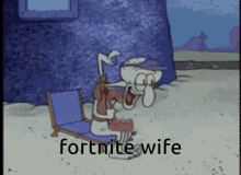 Fortnite Wife Squidward Laugh GIF - Fortnite Wife Squidward Laugh Fortnite GIFs
