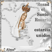 El Santo Rosario Mary GIF - El Santo Rosario Mary Rosary GIFs