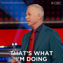 Thats What Im Doing Gerry Dee GIF - Thats What Im Doing Gerry Dee Family Feud Canada GIFs