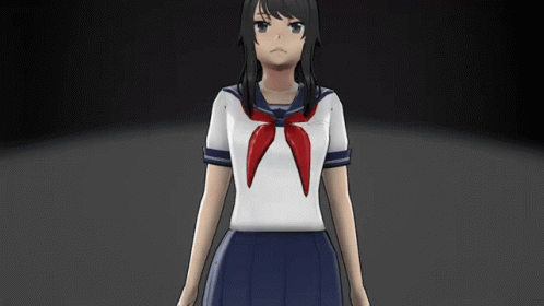Yandere Simulator Yuno Gasai Character Senpai and kōhai anime chibi yandere  love black Hair png  PNGEgg