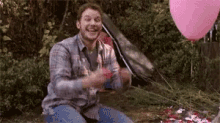 A Celebration Of Love GIF - Parks And Recreations Chris Patt Yay GIFs