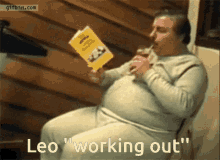 Leo Working Out GIF - Leo Working Out Fat GIFs