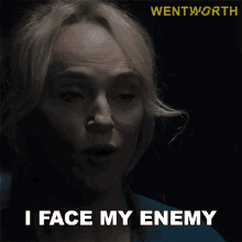 I Face My Enemy Marie Winter GIF - I Face My Enemy Marie Winter Wentworth GIFs