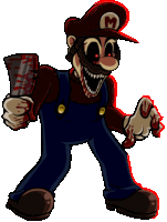 Mario Exe Fnf Mario'S Madness Sticker - Mario Exe Fnf Mario'S Madness It'S A Me Fnf Stickers