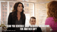 Can You Schedule Your Nervous Breakdown For Another Day Lauren Graham GIF - Can You Schedule Your Nervous Breakdown For Another Day Lauren Graham Joan GIFs