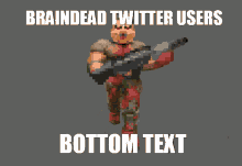 Twitter Braindead GIF - Twitter Braindead Zombieman GIFs