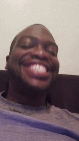 black man smiling gif
