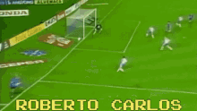 Roberto Carlos Brazilian Football GIF