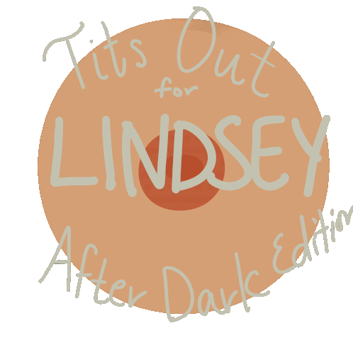 Tits Out For Lindsey Brown After Dark Sticker - Tits Out For Lindsey Brown After Dark Litty Titty Stickers
