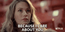 Because I Care About You January Jones GIF - Because I Care About You January Jones Carol Baker GIFs