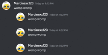 a screenshot of a discord conversation between marcinexx123 and marcinexx123