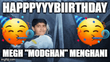 Megh Megh Mengahni GIF - Megh Megh Mengahni Happy Birthday Megh GIFs